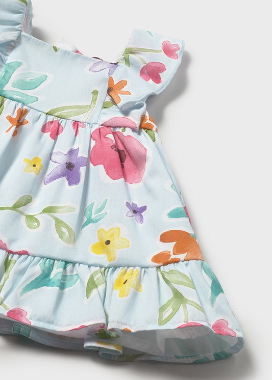 Vestido estampado - mayoral - New Born menina - SS26-1812