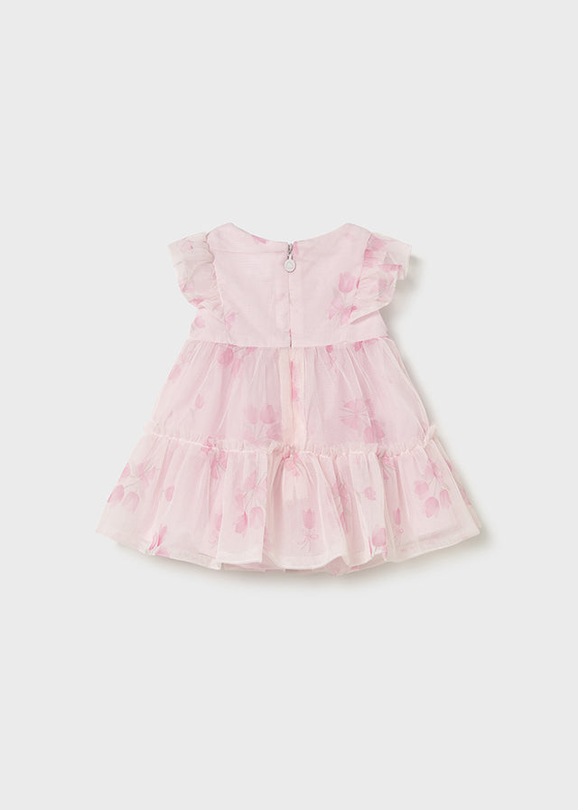Vestido tule - mayoral - New Born menina - SS26-1890