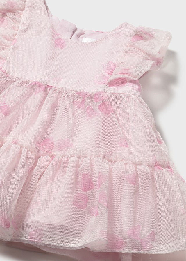 Vestido tule - mayoral - New Born menina - SS26-1890