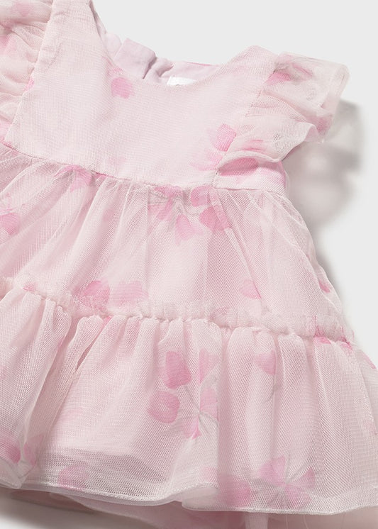 Vestido tule - mayoral - New Born menina - SS26-1890