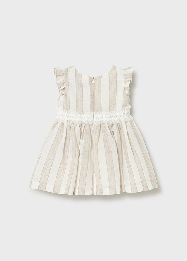 Vestido faixa listrada - mayoral - Baby menina - SS26-1904