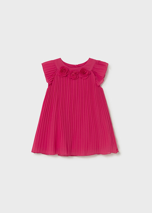 Vestido plissado - mayoral - Baby menina - SS26-1913