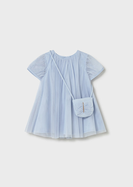 Vestido de tule com bolsa - mayoral - Baby menina - SS26-1917