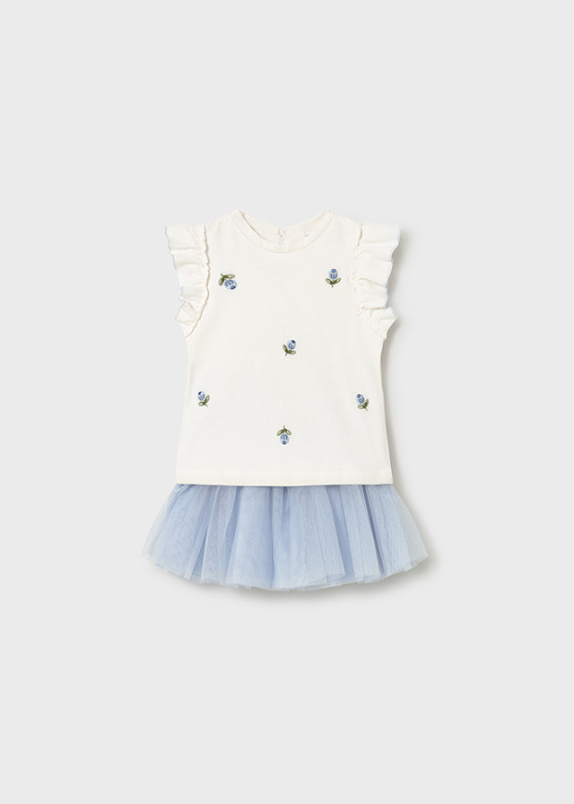 Conj.saia tule - mayoral - Baby menina - SS26-1933