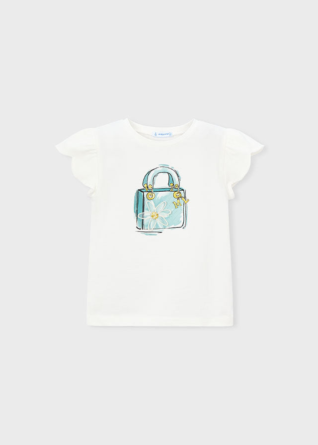 Camiseta manga curta - mayoral - Mini Menina - SS26-3002