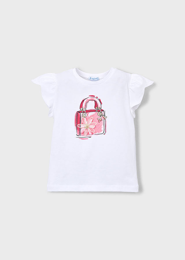 Camiseta manga curta - mayoral - Mini Menina - SS26-3002