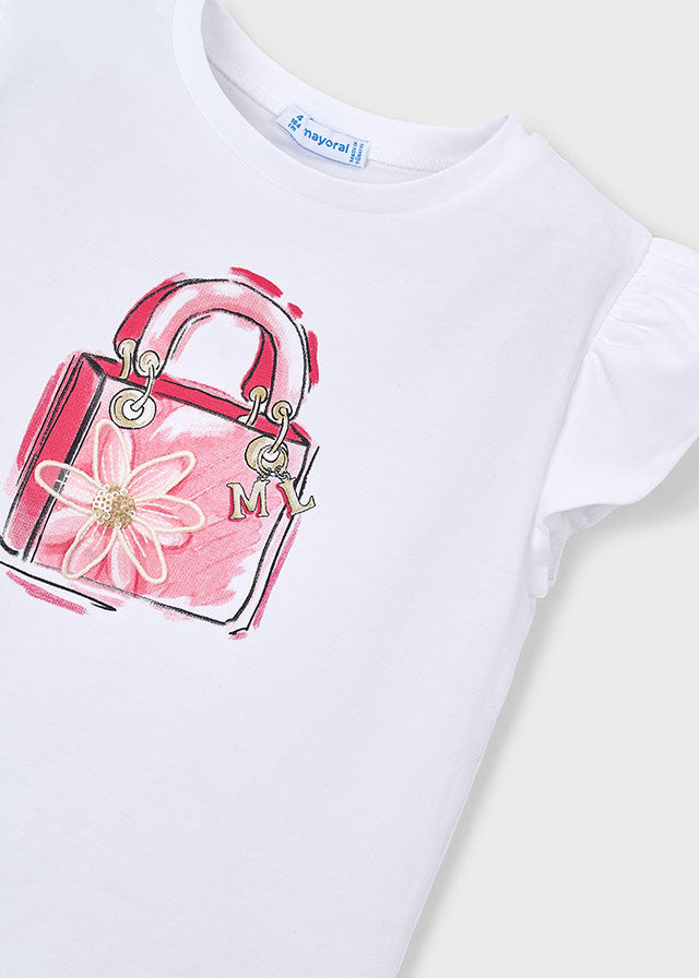 Camiseta manga curta - mayoral - Mini Menina - SS26-3002