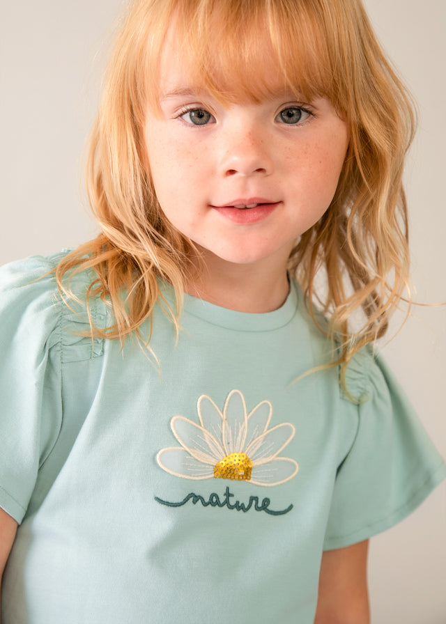 Camiseta manga curta - mayoral - Mini Menina - SS26-3004