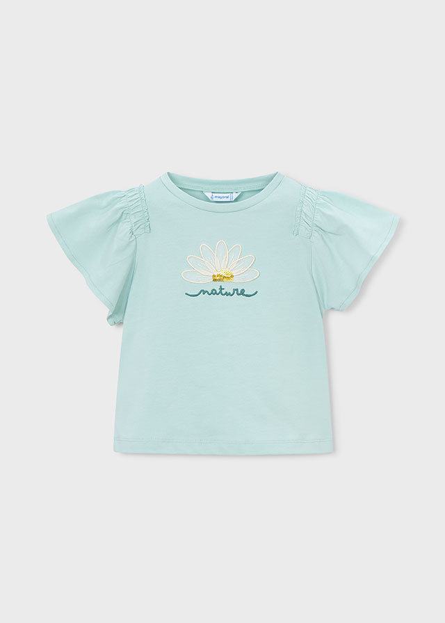 Camiseta manga curta - mayoral - Mini Menina - SS26-3004