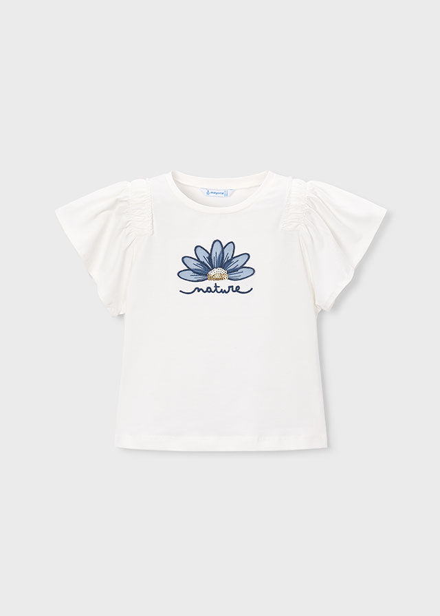 Camiseta manga curta - mayoral - Mini Menina - SS26-3004