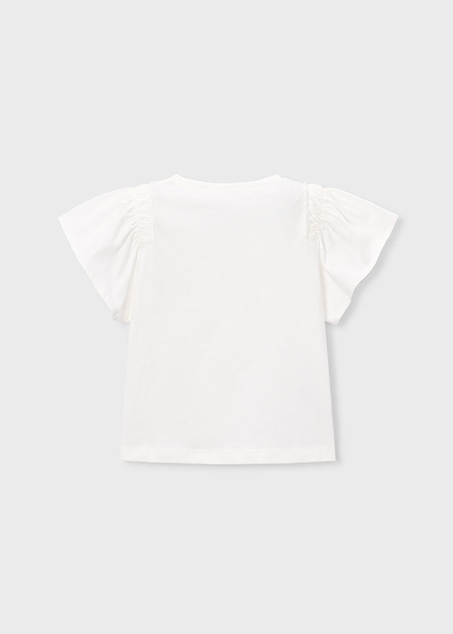 Camiseta manga curta - mayoral - Mini Menina - SS26-3004