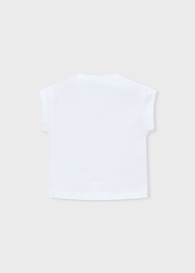 Camiseta manga curta - mayoral - Mini Menina - SS26-3005
