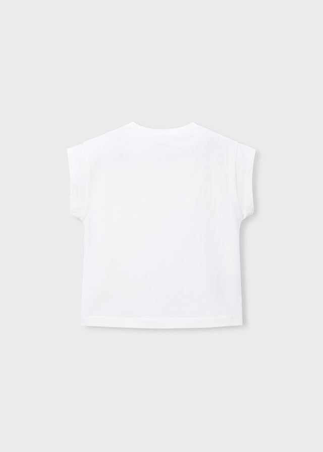 Camiseta manga curta - mayoral - Mini Menina - SS26-3005
