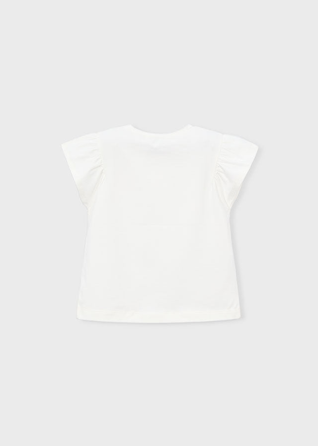 Camiseta manga curta - mayoral - Mini Menina - SS26-3007