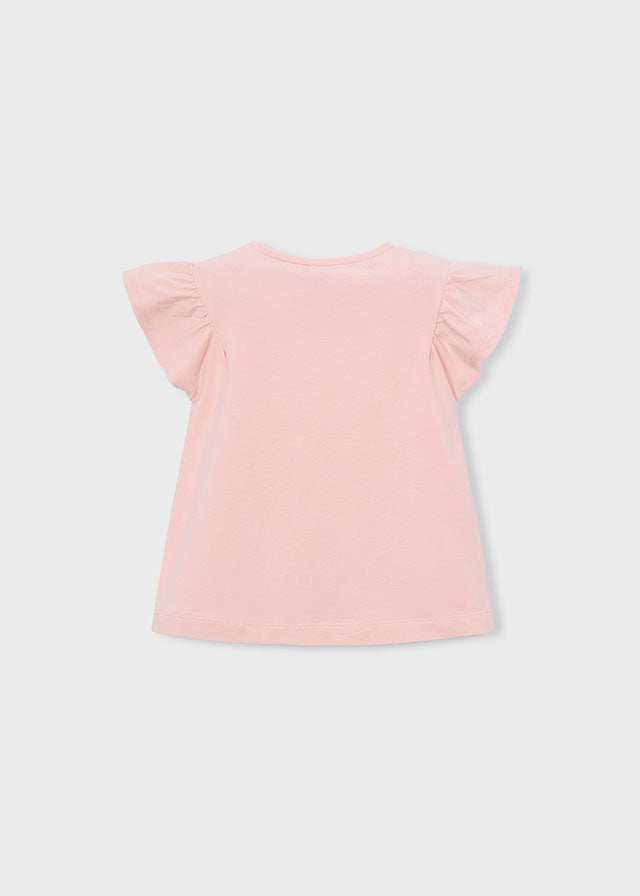 Camiseta manga curta - mayoral - Mini Menina - SS26-3007