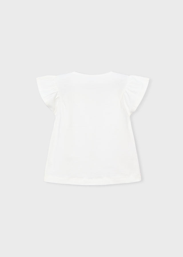 Camiseta manga curta - mayoral - Mini Menina - SS26-3007