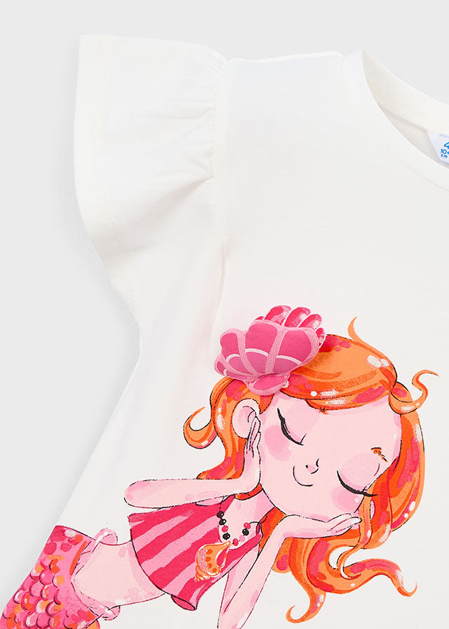Camiseta manga curta - mayoral - Mini Menina - SS26-3007