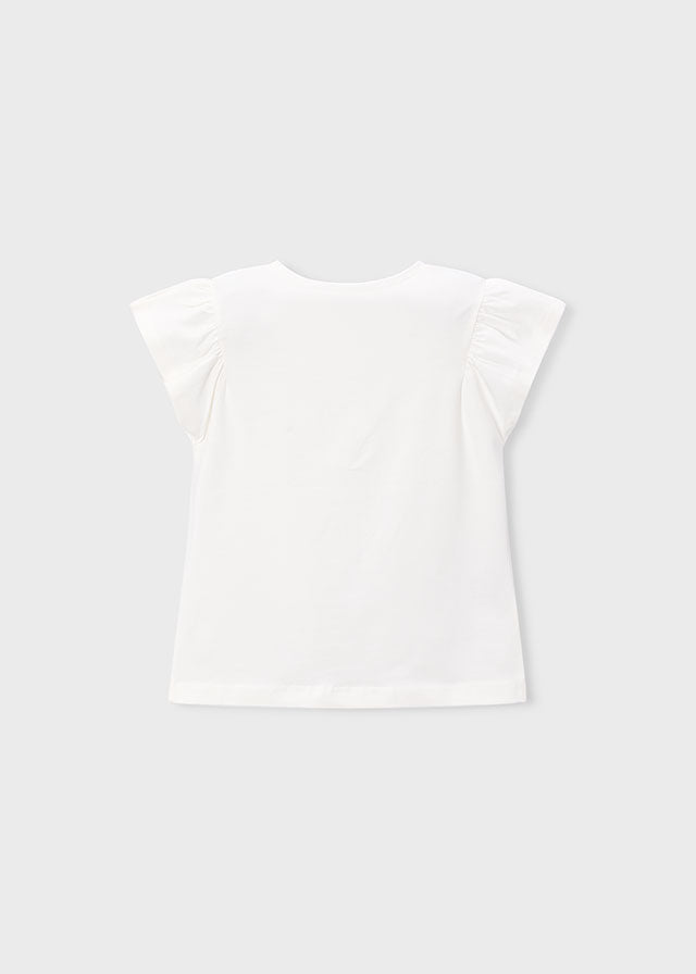 Camiseta manga curta - mayoral - Mini Menina - SS26-3007