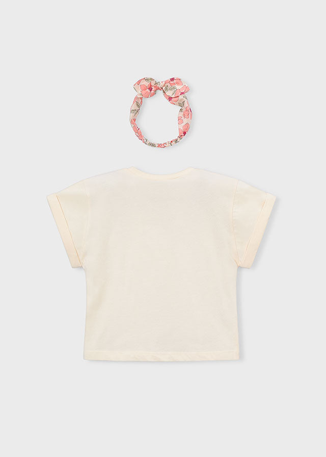 T´shirt risca - mayoral - Mini Menina - SS26-3010
