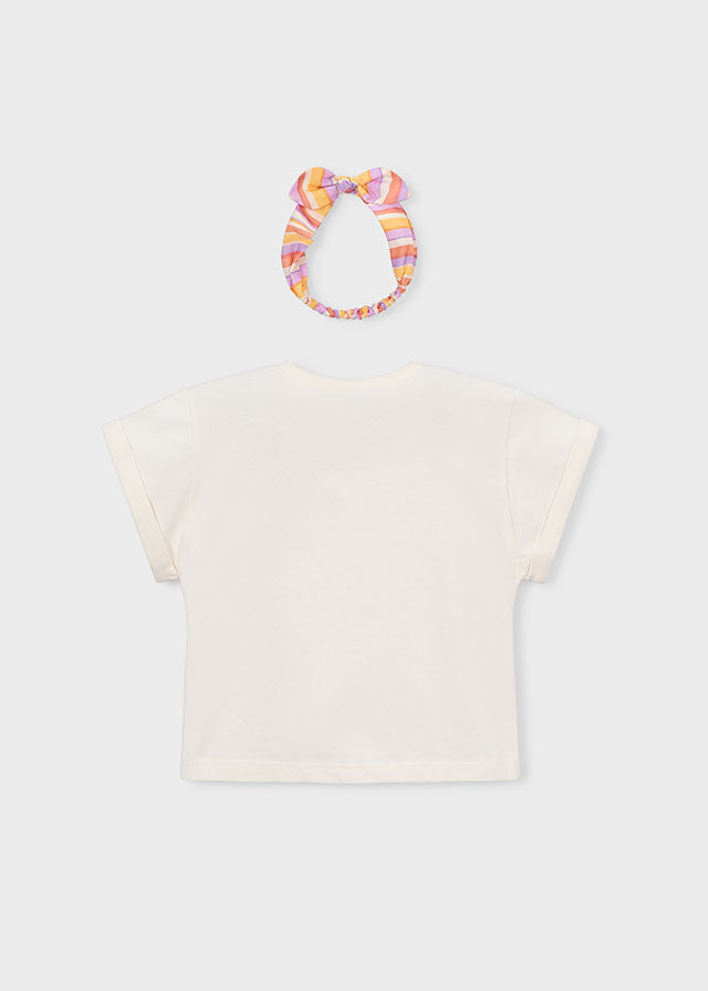 T´shirt risca - mayoral - Mini Menina - SS26-3010
