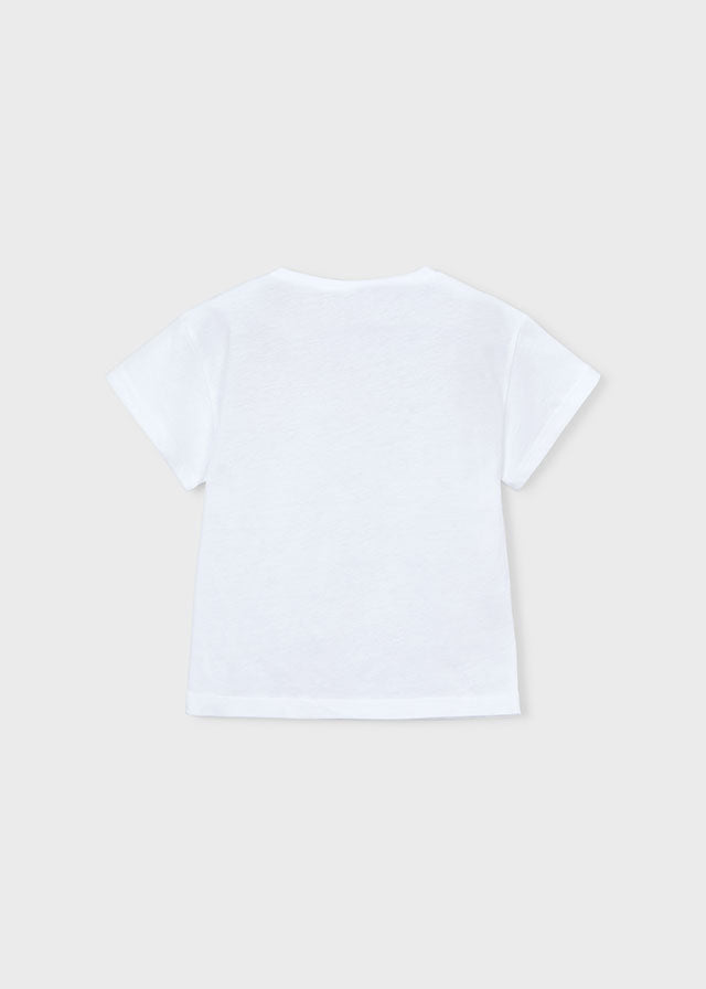 Camiseta manga curta - mayoral - Mini Menina - SS26-3011