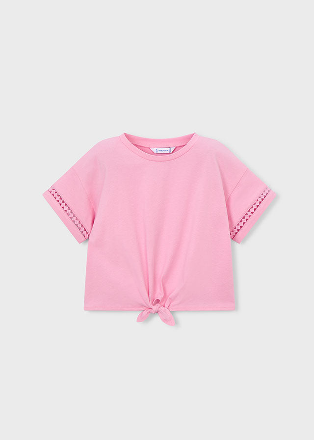 camiseta m/curta nó - mayoral - Mini Menina - SS26-3012