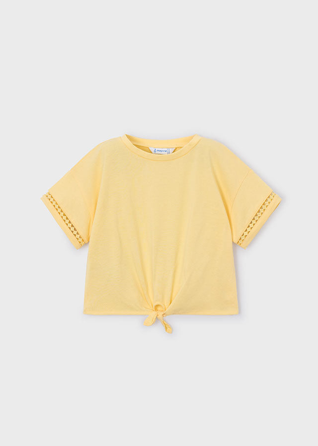 camiseta m/curta nó - mayoral - Mini Menina - SS26-3012