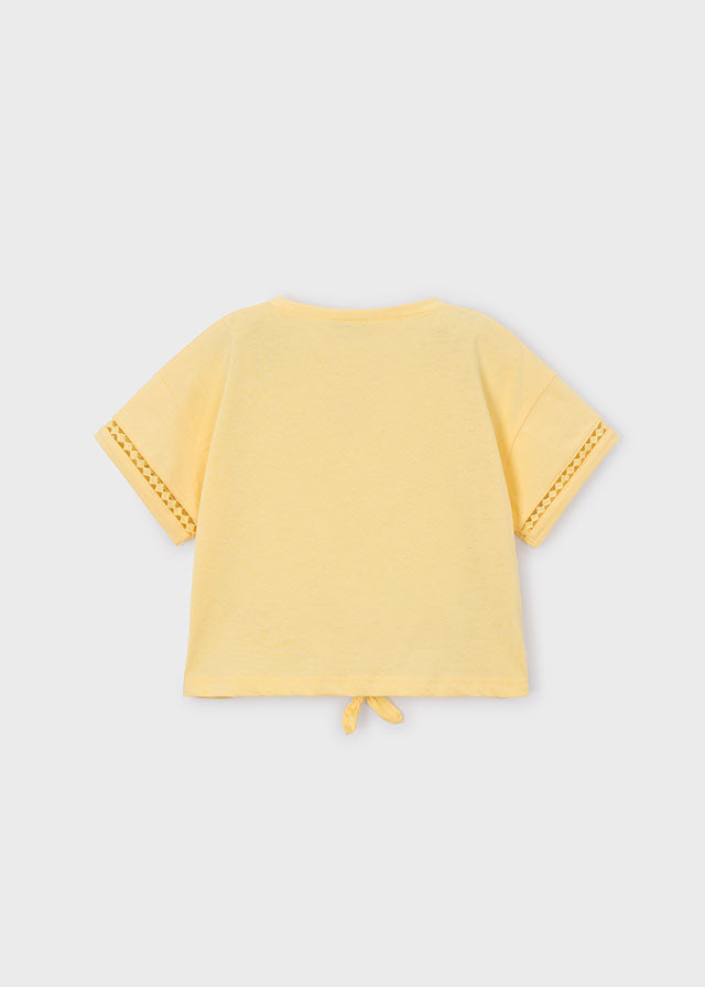 camiseta m/curta nó - mayoral - Mini Menina - SS26-3012