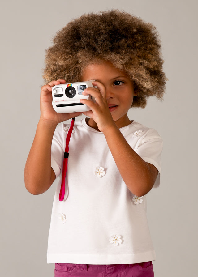 Camiseta aplicações - mayoral - Mini Menina - SS26-3013