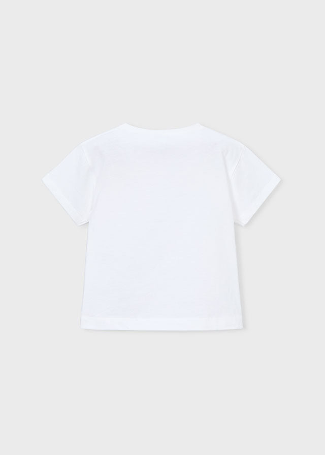 Camiseta aplicações - mayoral - Mini Menina - SS26-3013