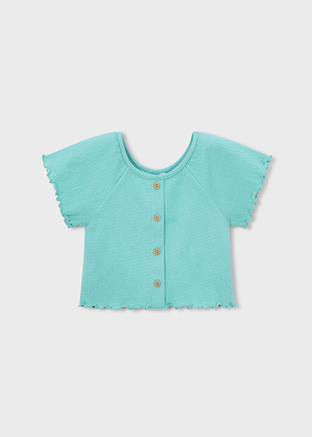Camiseta manga curta - mayoral - Mini Menina - SS26-3014