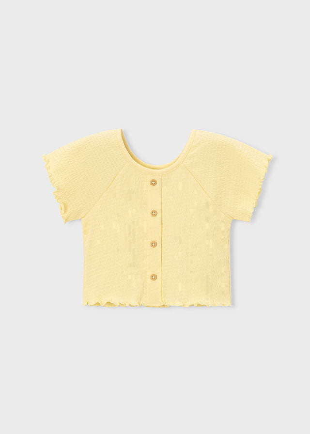 Camiseta manga curta - mayoral - Mini Menina - SS26-3014