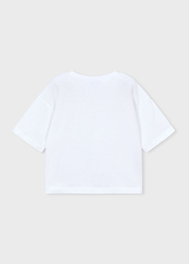 Camiseta manga curta - mayoral - Mini Menina - SS26-3016