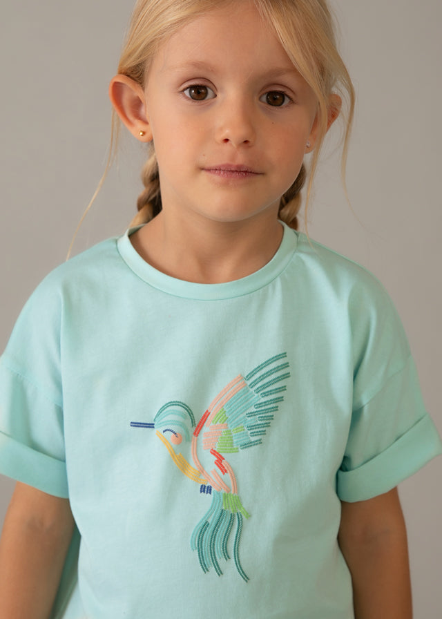 Camiseta manga curta - mayoral - Mini Menina - SS26-3016