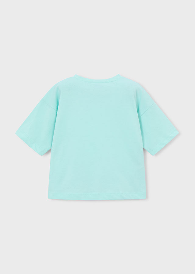Camiseta manga curta - mayoral - Mini Menina - SS26-3016