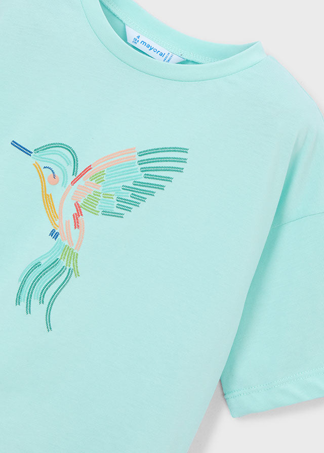 Camiseta manga curta - mayoral - Mini Menina - SS26-3016