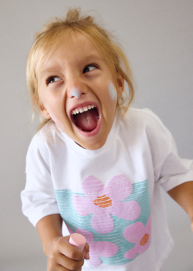 Camiseta manga curta - mayoral - Mini Menina - SS26-3016