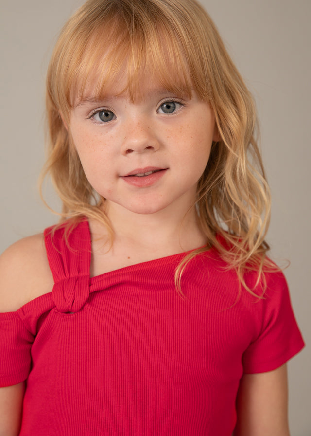 T´shirt assimetrica - mayoral - Mini Menina - SS26-3017