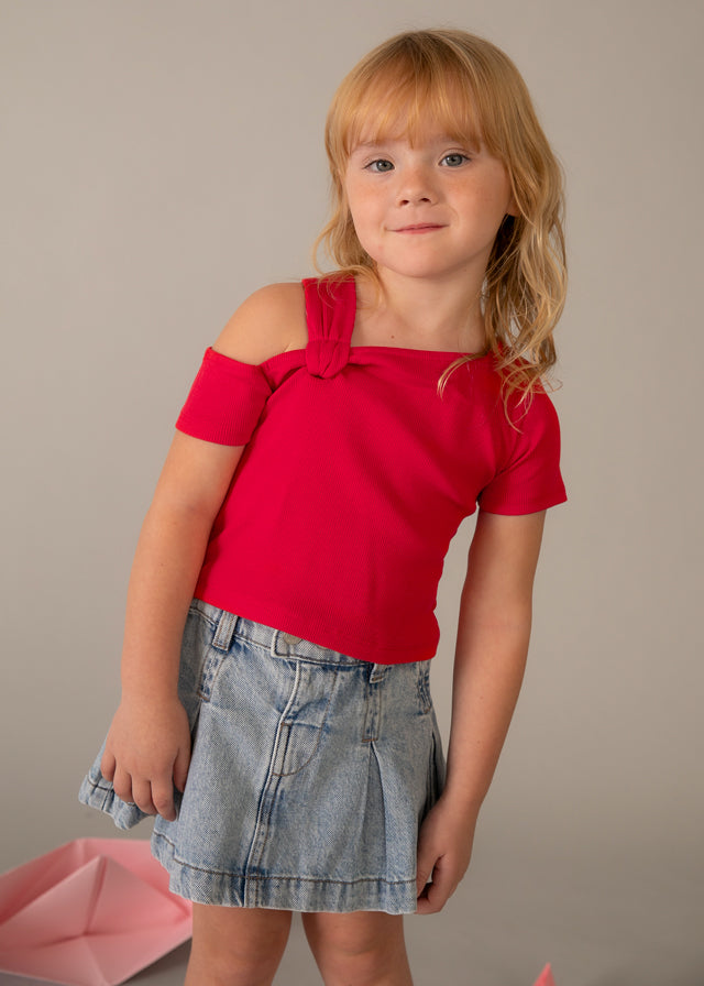 T´shirt assimetrica - mayoral - Mini Menina - SS26-3017