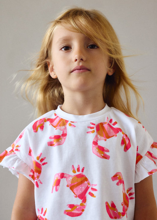 Camiseta estampada - mayoral - Mini Menina - SS26-3018