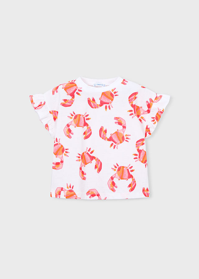 Camiseta estampada - mayoral - Mini Menina - SS26-3018