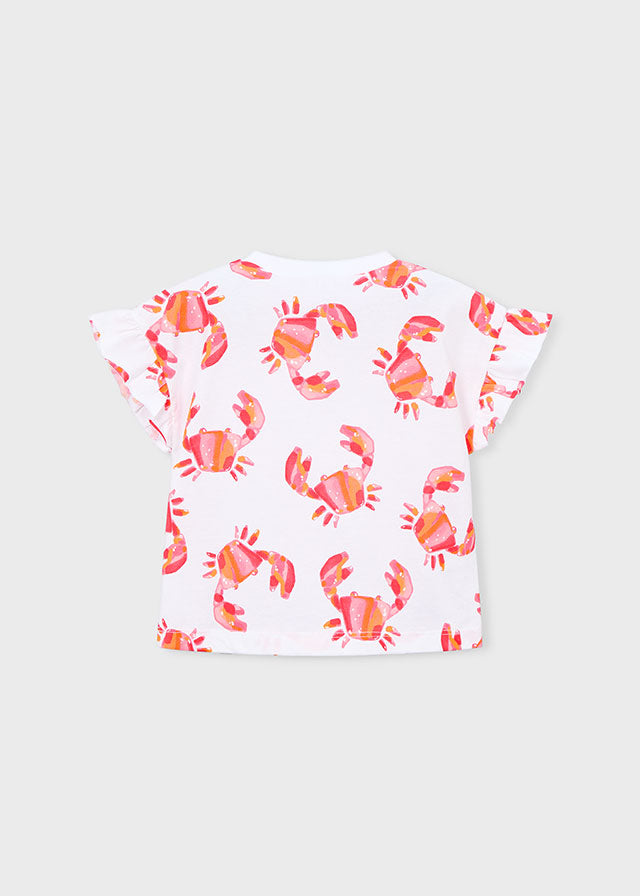 Camiseta estampada - mayoral - Mini Menina - SS26-3018