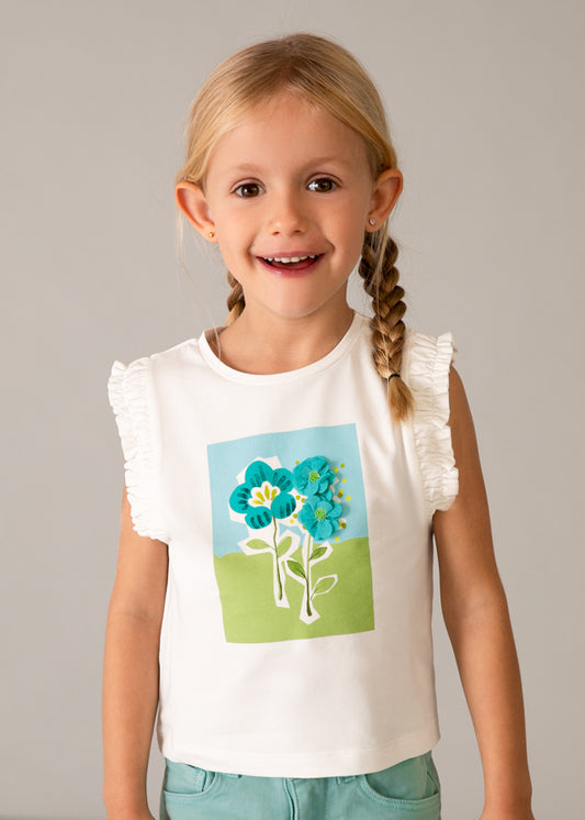 Camiseta alças - mayoral - Mini Menina - SS26-3023