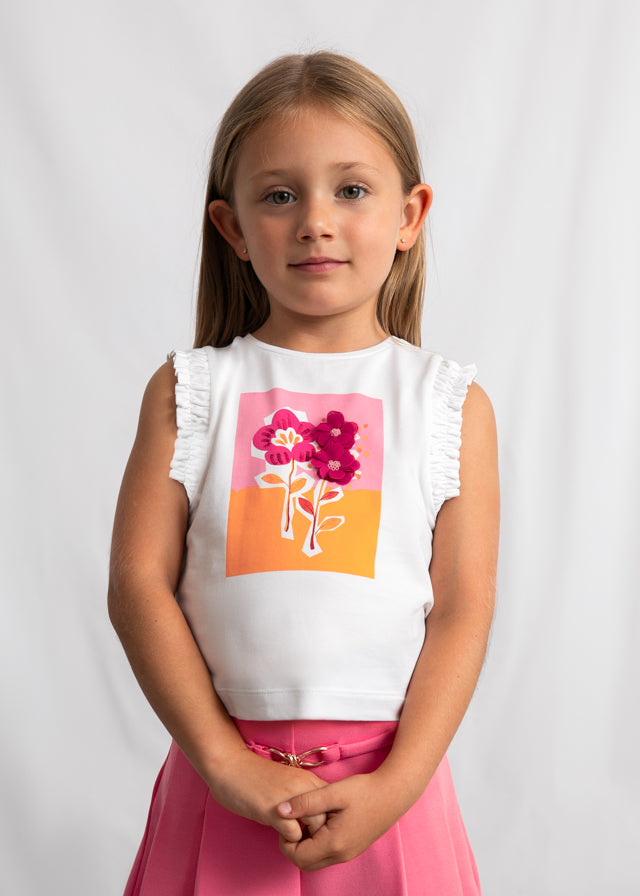 Camiseta alças - mayoral - Mini Menina - SS26-3023