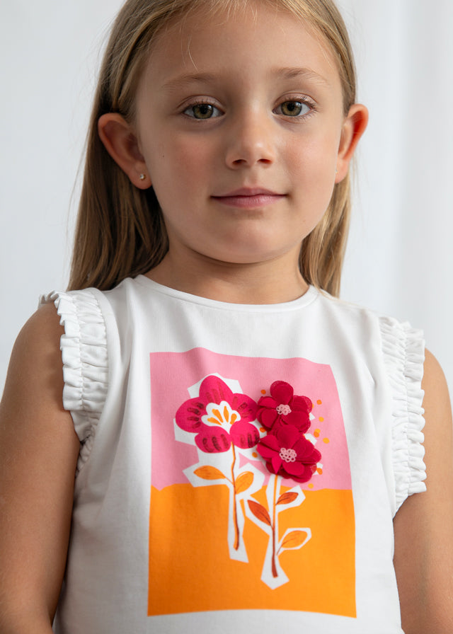 Camiseta alças - mayoral - Mini Menina - SS26-3023