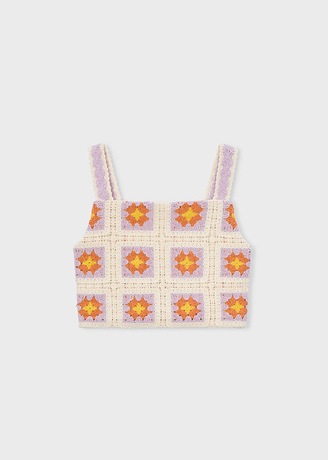 Top crochê - mayoral - Mini Menina - SS26-3029
