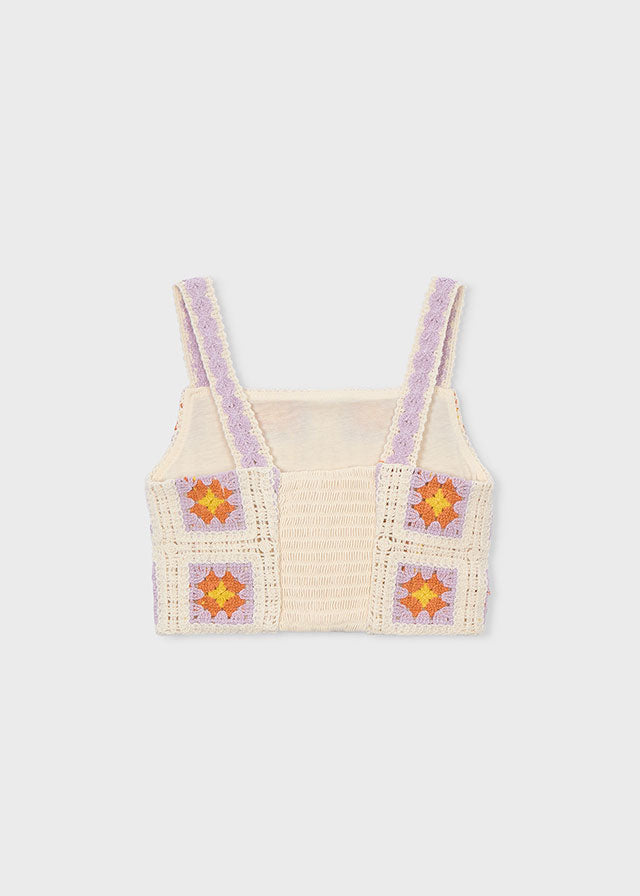 Top crochê - mayoral - Mini Menina - SS26-3029