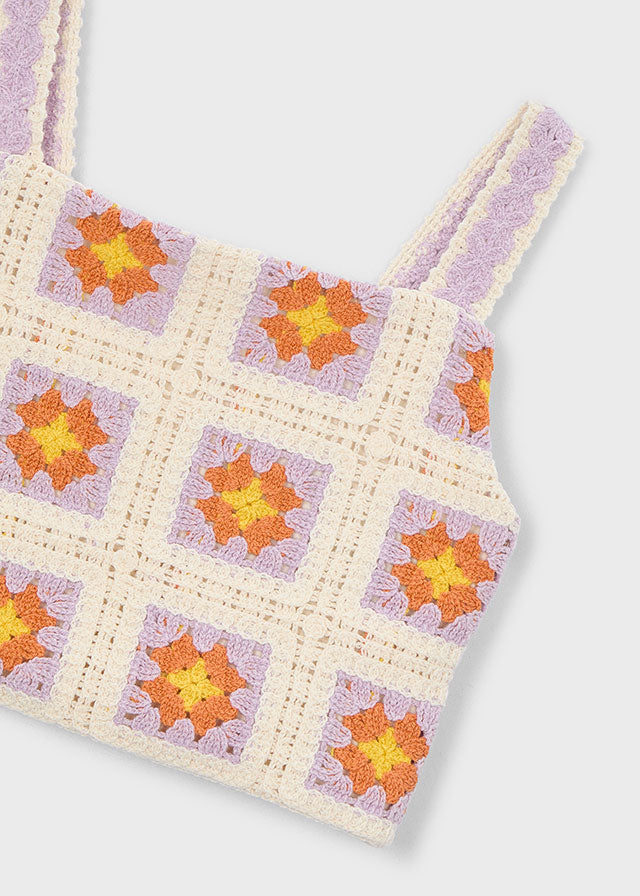 Top crochê - mayoral - Mini Menina - SS26-3029