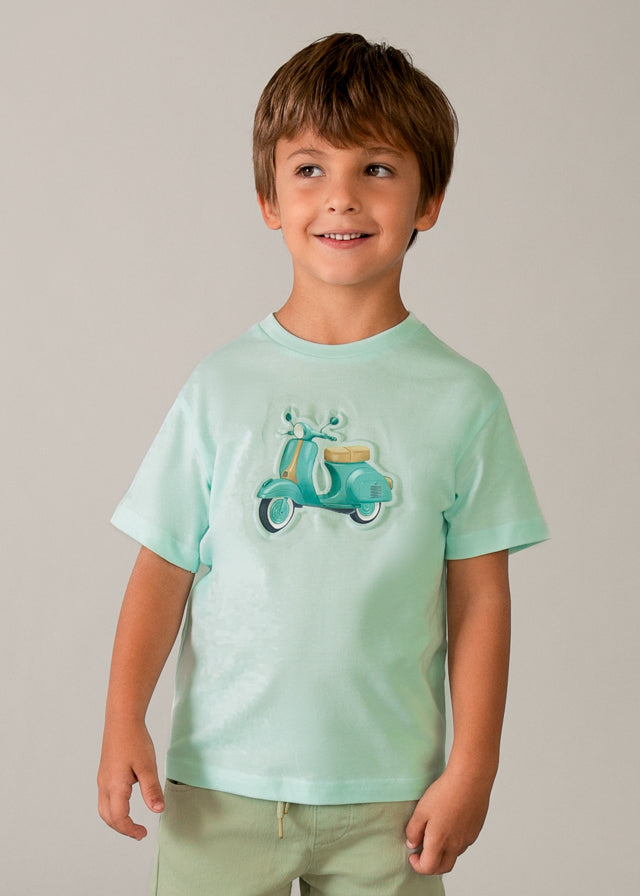T´shirt embossed vespa - mayoral - Mini Menino - SS26-3059