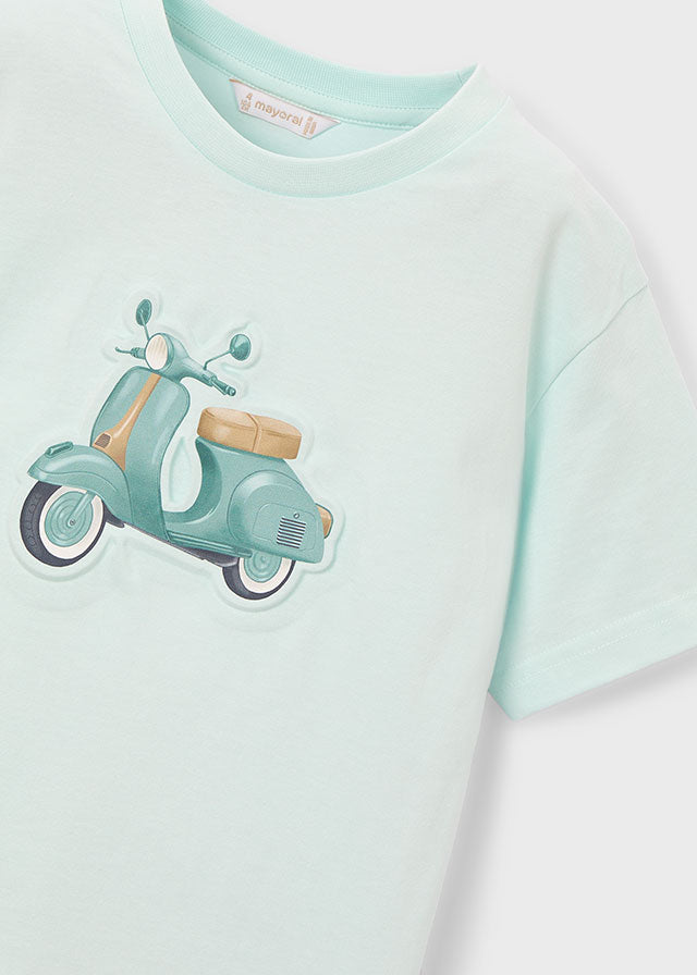 T´shirt embossed vespa - mayoral - Mini Menino - SS26-3059